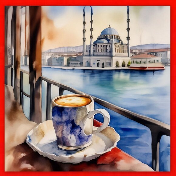 Exquisite 24-Piece Turkish Coffee Set for 12! - Picture 10 of 16